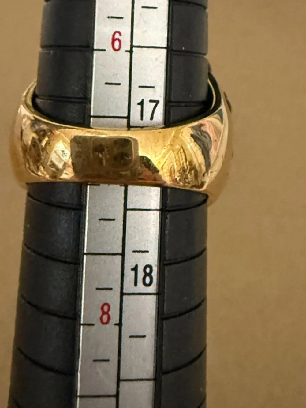 J Crew Adjustable Gold-Tone Ring Large Black Cabochon Statement Cocktail Sz 6-7